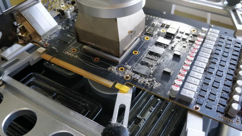 1 Замена видеочипа на EVGA GTX 1080Ti