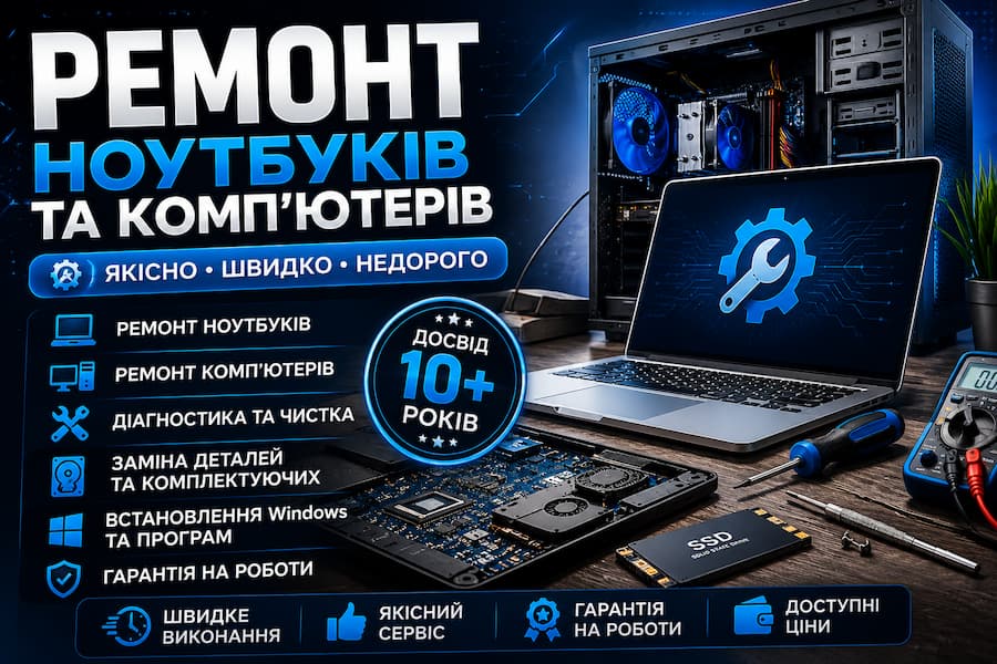 Ремонт ноутбуків та комп’ютерів у BGA Wizard